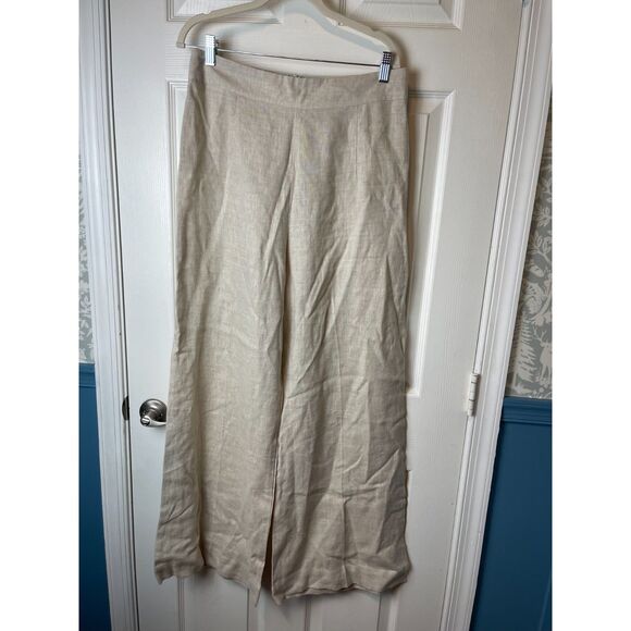 Petal + Pup Wide-Leg Linen Pants – Size US 8 - Picture 1 of 4